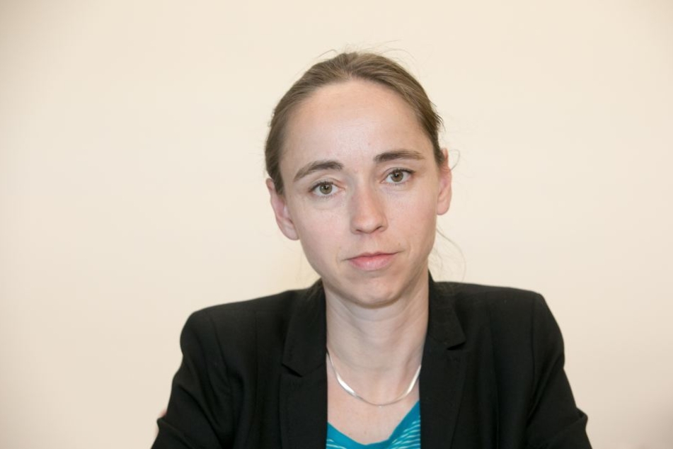 Sozialbürgermeisterin Kristin Kaufmann (40, Die Linke).