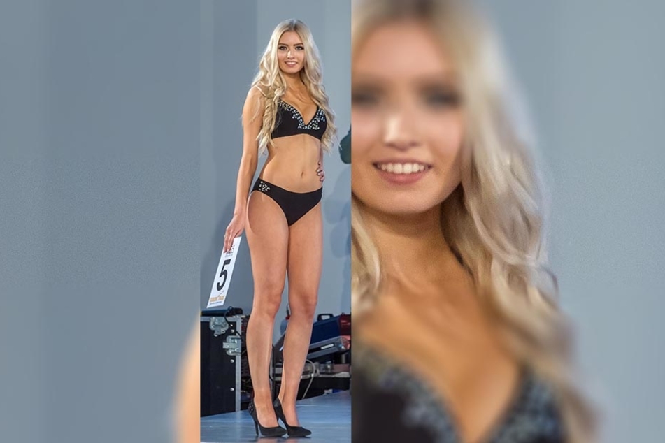 Soraya ist 1,72 m groß, wiegt 56 Kilo und trägt Konfektionsgröße 34/36. Mit
ihren Maßen 86-62-90 war die Bikinirunde beim Wettbewerb kein Problem für
sie.