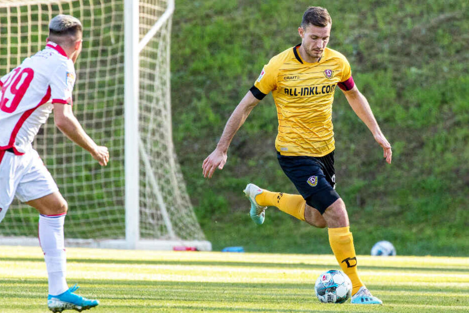 Trug die Binde im ersten Spanien-Test gegen Bukarest über 90 Minuten: Florian Ballas.