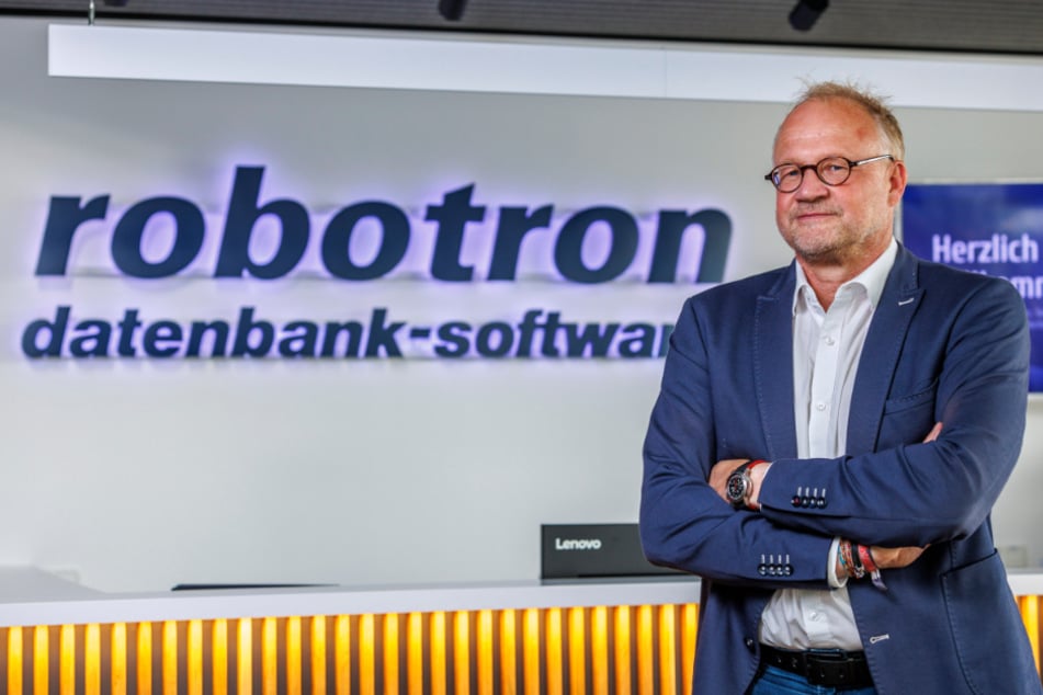 Ulf Heinemann (56) ist bei der Robotron Datenbank-Software GmbH Sprecher der Geschäftsführung.