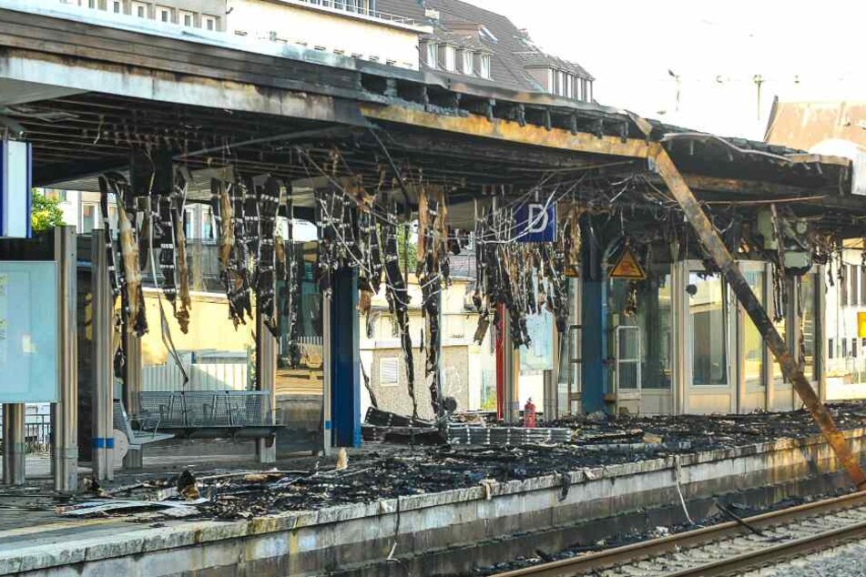 Das Feuer hinterließ einen immensen Schaden.