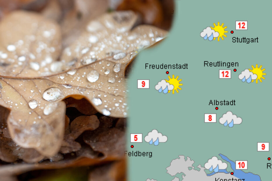 Am Mittwoch soll es bewölkt bis bedeckt bleiben, bei Höchsttemperaturen von 8 bis 16 Grad. (Fotomontage)