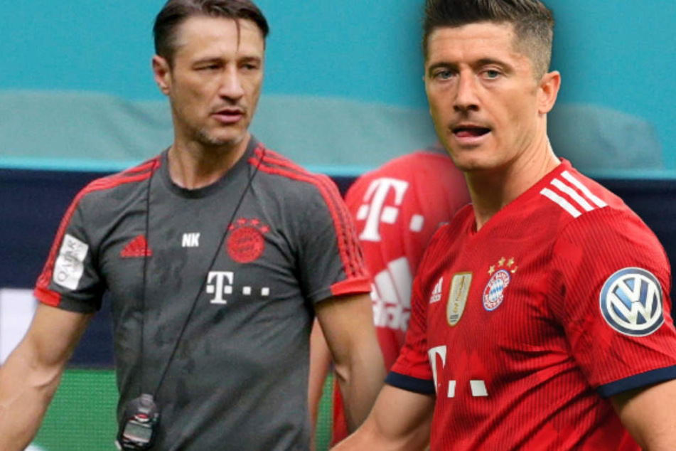 Niko Kovac (l.) wird Robert Lewandowski (r.) in diesem Sommer nicht ziehen lassen.