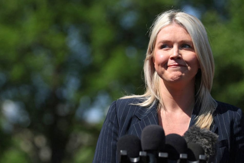 President Donald Trump's press secretary Karoline Leavitt (pictured) has defended controversial remarks she made about Gen Z being "lazy" and "communists."