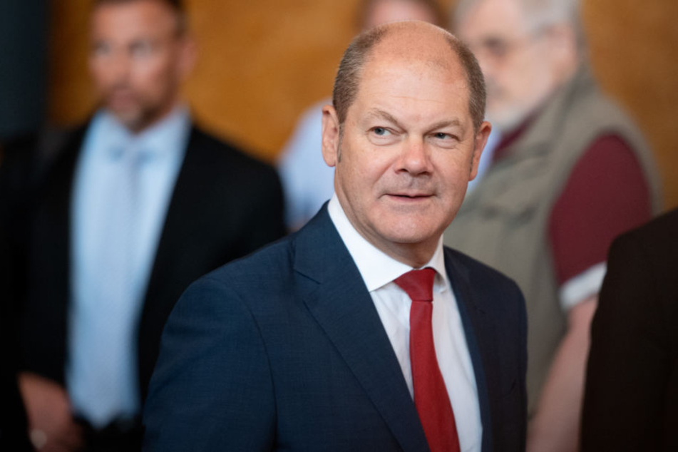 Olaf Scholz (SPD) äußerte sich am Donnerstag im Hamburger Rathaus.