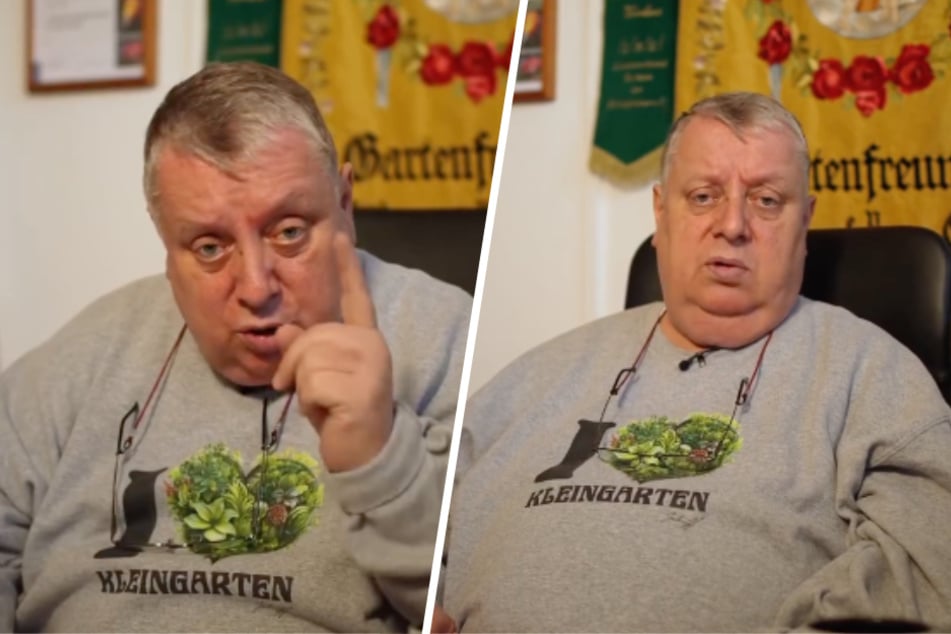 Die Chance, über Bauanträge aufzuklären, ließ sich der Kleingartensheriff natürlich nicht nehmen.