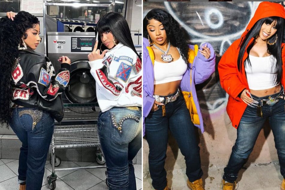 Rapper Cardi B (r.) and her sister Hennessy had the internet gushing over their latest photoshoot.