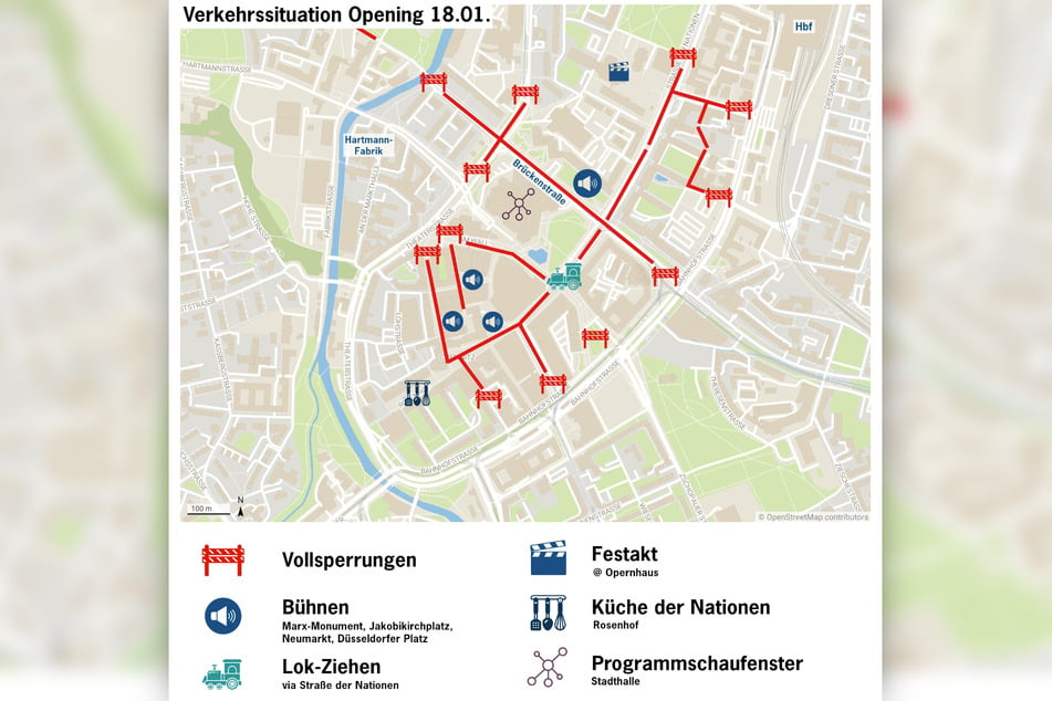 Alles dicht! Diese Vollsperrungen gibt's am 18. Januar in der City.