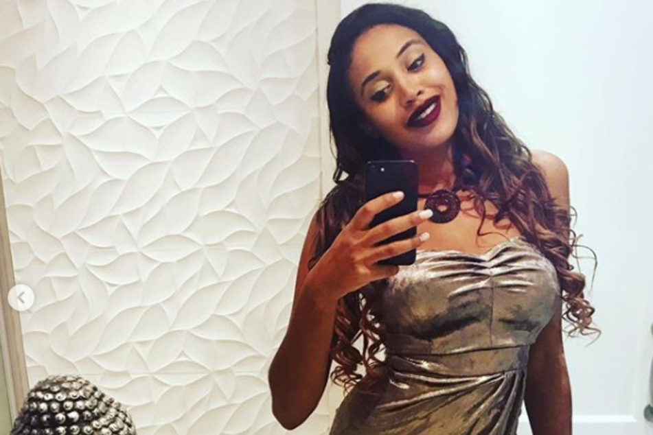 Sarah Joelle Jahnel (30) ist glücklich mit ihrer neu geborenen Tochter.