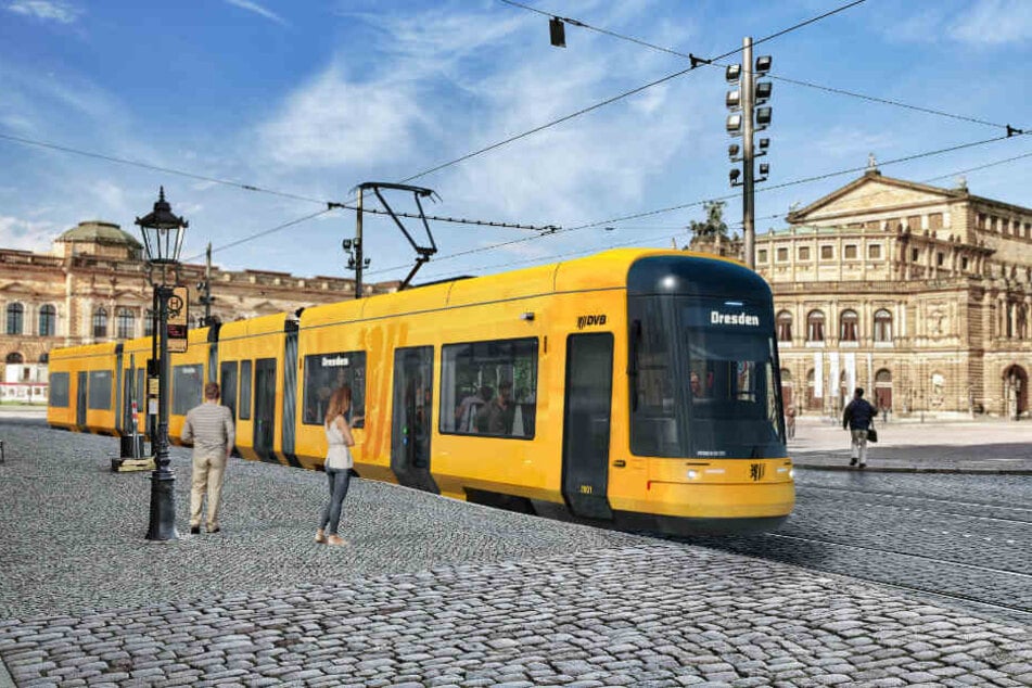 Ab Sommer 2021 kurven die ersten neuen Trams durch Dresden.