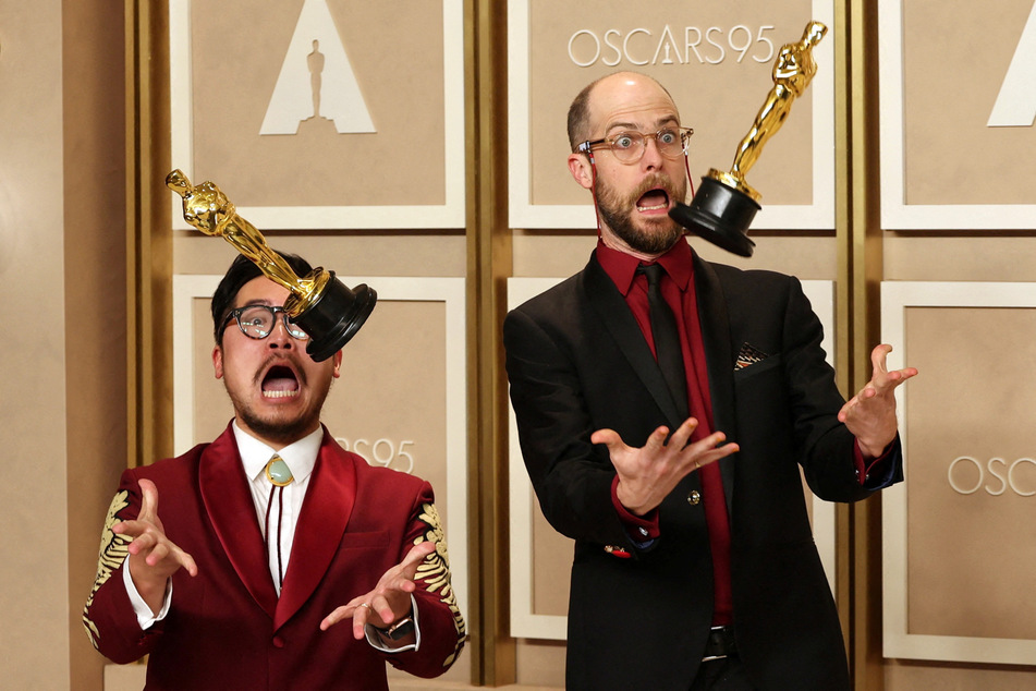 Everything Everywhere All At Once directors Daniel Kwan and Daniel Scheinert are only the third duo to win the Oscar for best director.