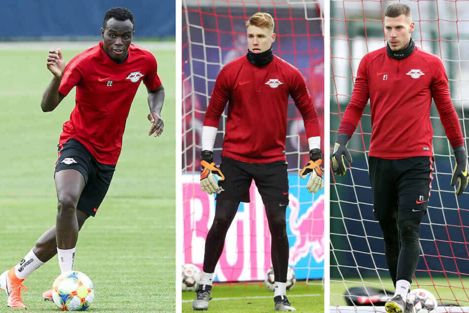 Haben RB verlassen (v.l.n.r.): Bruma, Julian Krahl und Marius Müller.