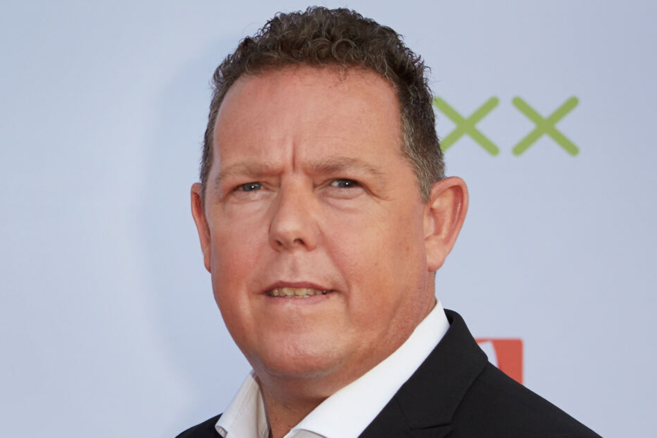 TV-Polizist Torsten "Toto" Heim bei einem Fototermin.