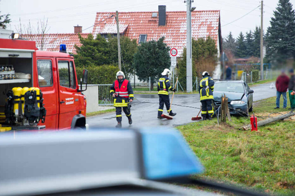 Nach dem Crash flüchtete der Rowdy zunächst zu Fuß.