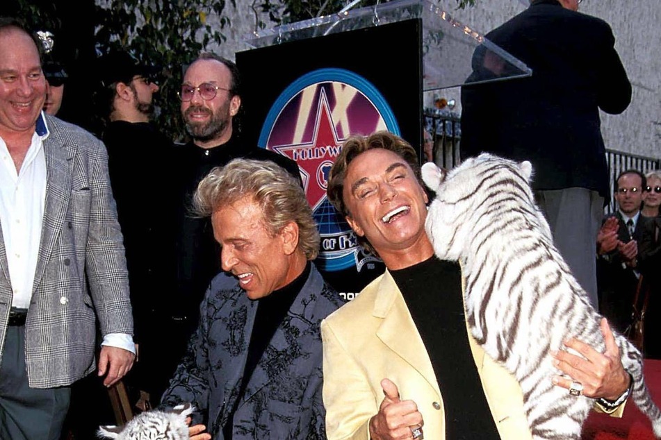 The magician duo has a star on the Hollywood Walk of Fame (archive image).