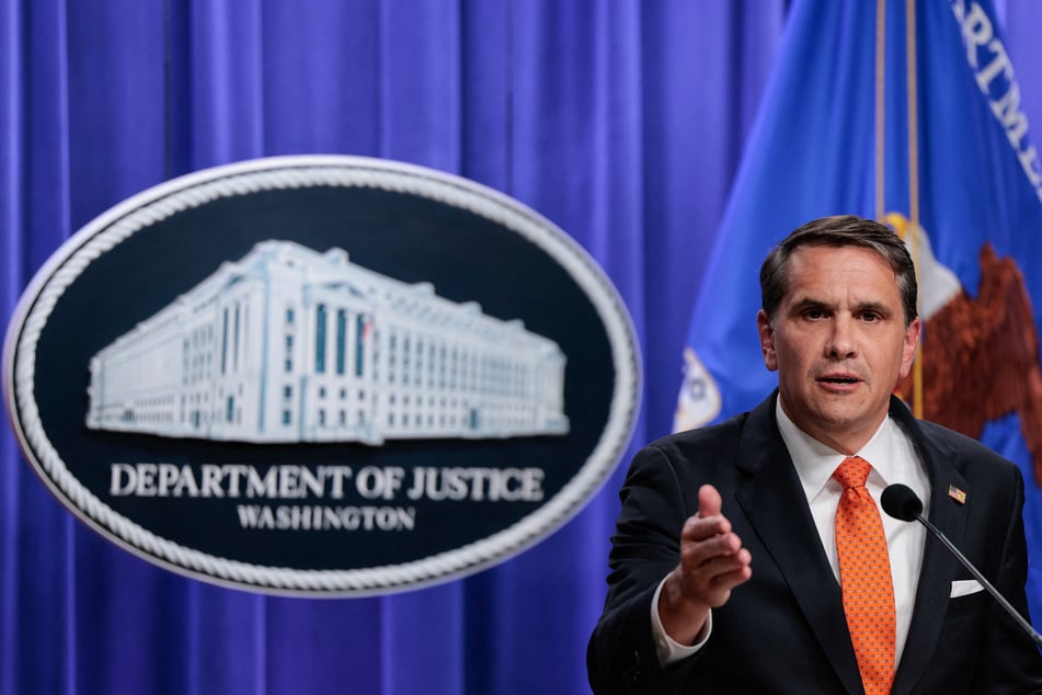 Acting US Attorney General Todd Blanche (pictured) on Tuesday defended investigations of individuals Donald Trump "has had issues with."