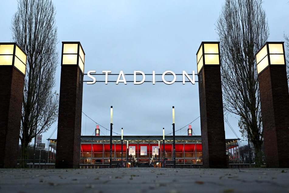 Blick auf das Stadion des 1. FC Köln.