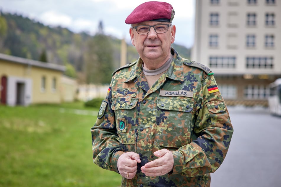 Oberst Michael H. Popielas (63) ist Kommandeur des Landeskommandos Sachsen.