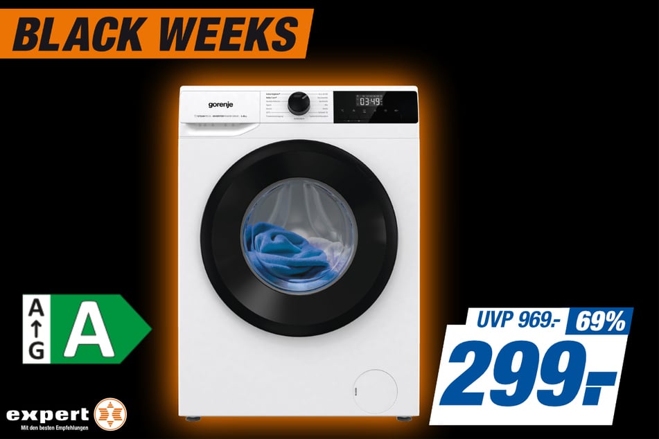 Gorenje-Waschmaschine WNHPI84APS/DE für 299 statt 969 Euro.