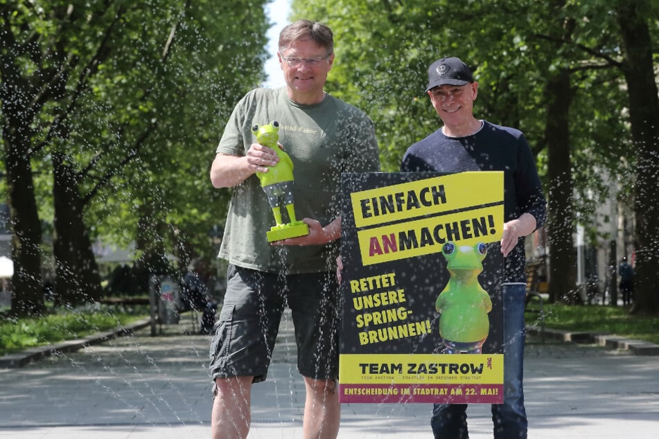 "Einfach anmachen!", fordern Fraktions-Chef Holger Zastrow (56, Team Zastrow) und Fraktions-Geschäftsführer Thomas Blümel (60).