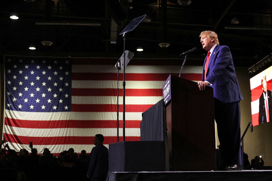 Former President Donald Trump touted his extreme anti-immigration policies at a rally in Reno, Nevada on Sunday.