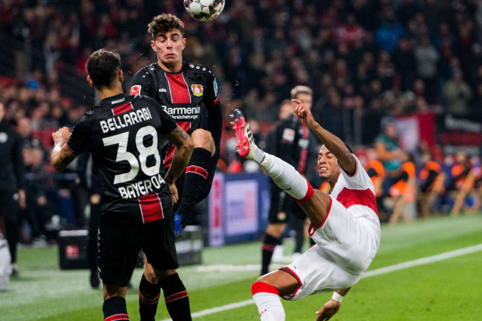 Es war eine kampfbetonte Begegnung zwischen Bayer Leverkusen und den VfB Stuttgart.
