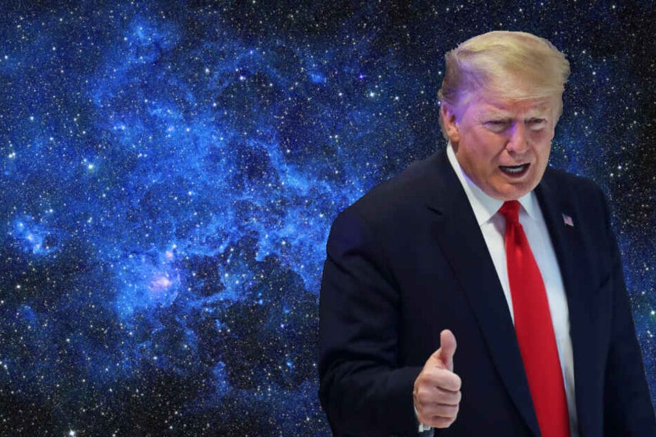 Darum lachen alle über das Logo von Donald Trumps neuer Weltraum-Armee