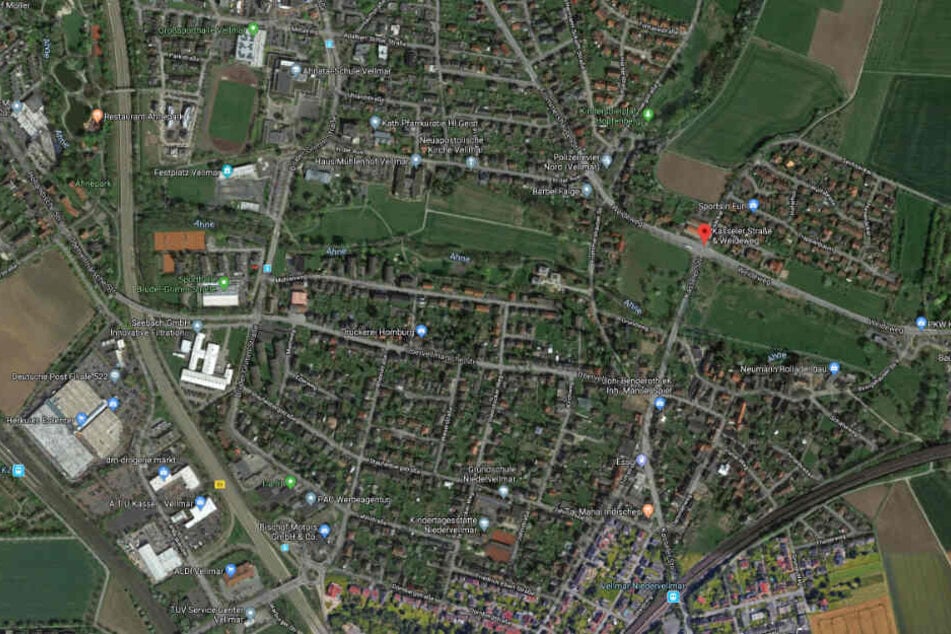 Die Verkehrskontrolle fand am Montagabend im Bereich Weideweg/Kasseler Straße in Vellmar statt.