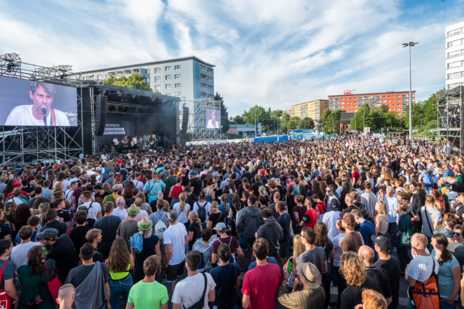 2022 lockte das Kosmos-Festival rund 50.000 Besucher nach Chemnitz. (Archivbild)