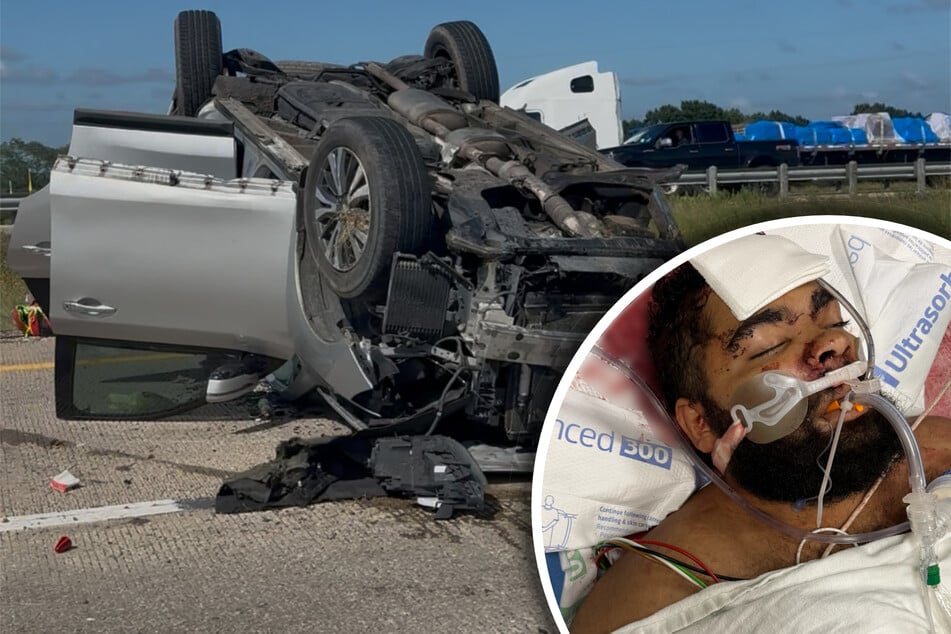 Mann überschlägt sich mit Auto und verblutet beinah: Was dann geschieht, treibt Tränen in die Augen