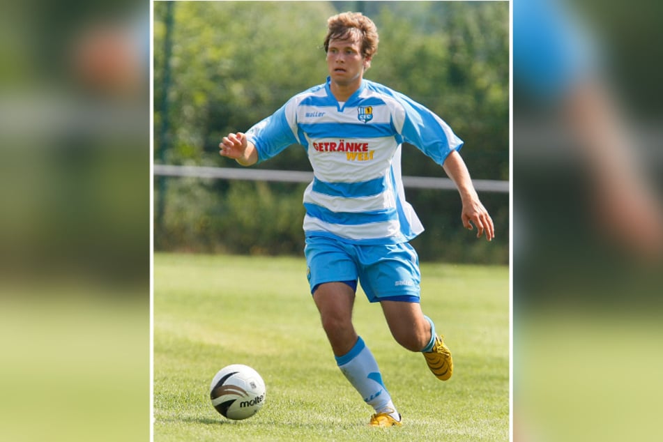 Benjamin Förster (36) im Trikot des CFC. Mit 25 Saisontoren hält er seit dem Aufstiegsjahr 2011 den Vereinsrekord.