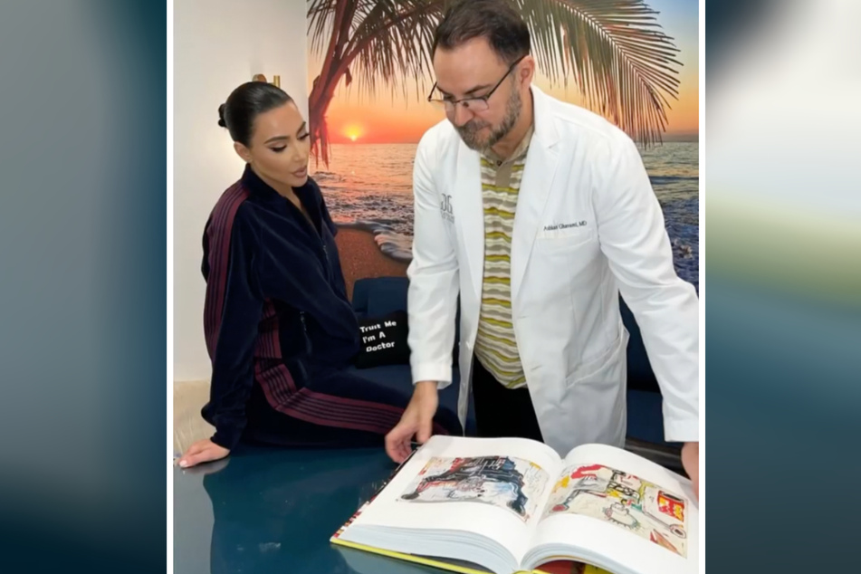 Kim Kardashian (41) traf sich mit Dr. Ashkan Ghavami um Hautpflege zu besprechen.