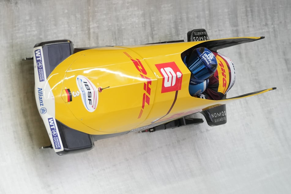 Francesco Friedrich (35) fuhr im Weltcup auf der Olympia-Bahn von Cortina im Zweierbob auf den zweiten Platz.