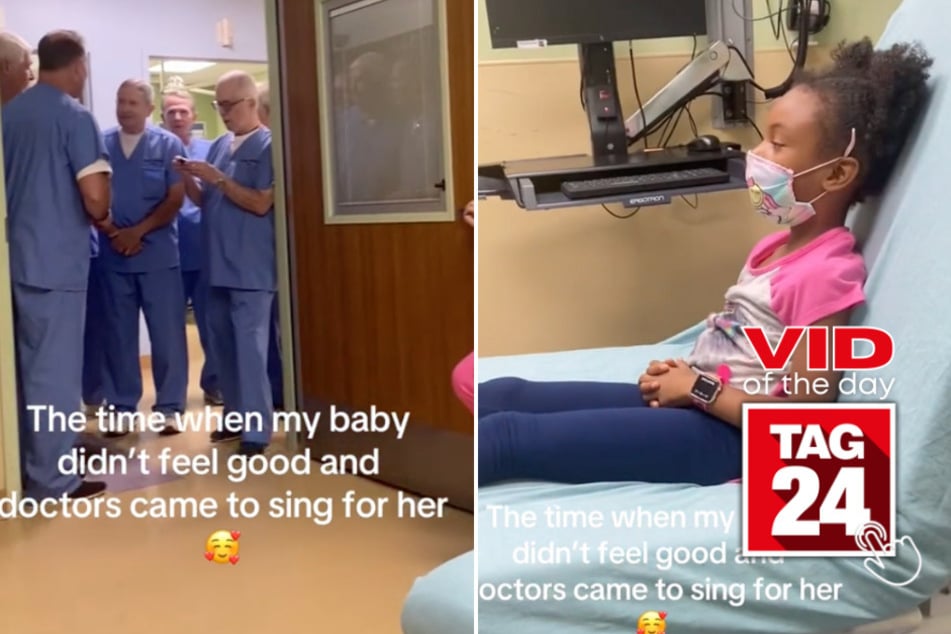 viral videos: Viral Video of the Day for June 21, 2024: Doctors sing heartfelt song to sick little girl!