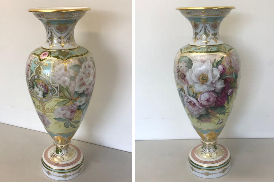 65.000 Euro teure KPM-Vase gestohlen: Polizei sucht nach flüchtenden Tätern