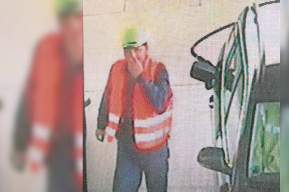 Er fuhr von der Tankstelle weg, ohne zu zahlen.