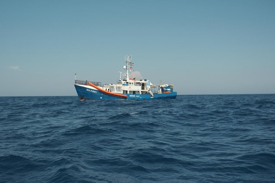 Mit diesem Schiff war Lucas Maier im Januar auf dem Mittelmeer unterwegs.