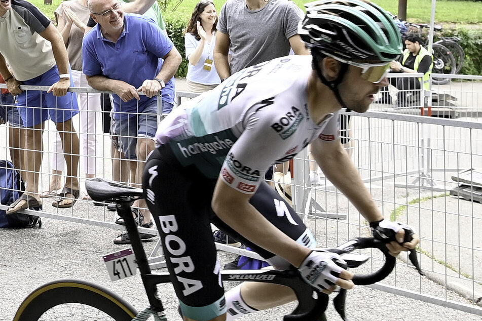 Maximilian Schachmann (27) ist hier auf dem Weg zum Titel des Deutschen Meisters.