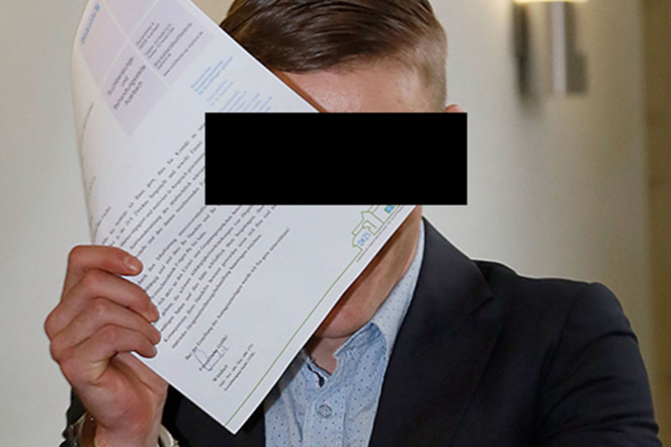 Martin F. (21) schwieg am Montag vor Gericht.