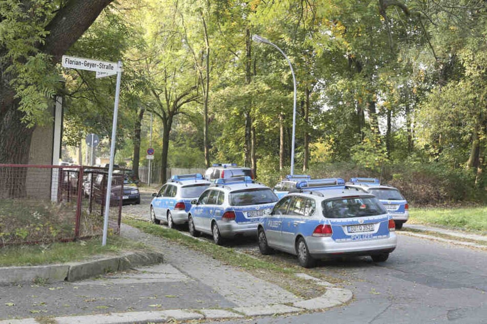 Die Polizei war mit einem Großaufgebot vor Ort.