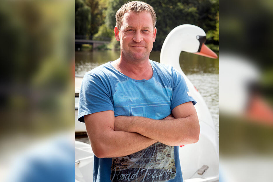 Falko Hirsch (45) freut sich auf die neue Bootssaison an seiner Gondelstation.