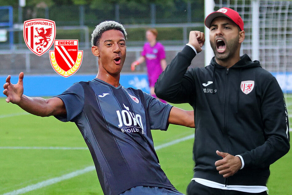 Elf Ex-Cottbuser in Greifswald: Karims Rasselbande überfällt die Regionalliga Nordost