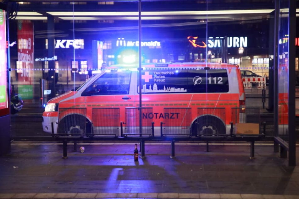 Auch ein Rettungswagen war im Einsatz.