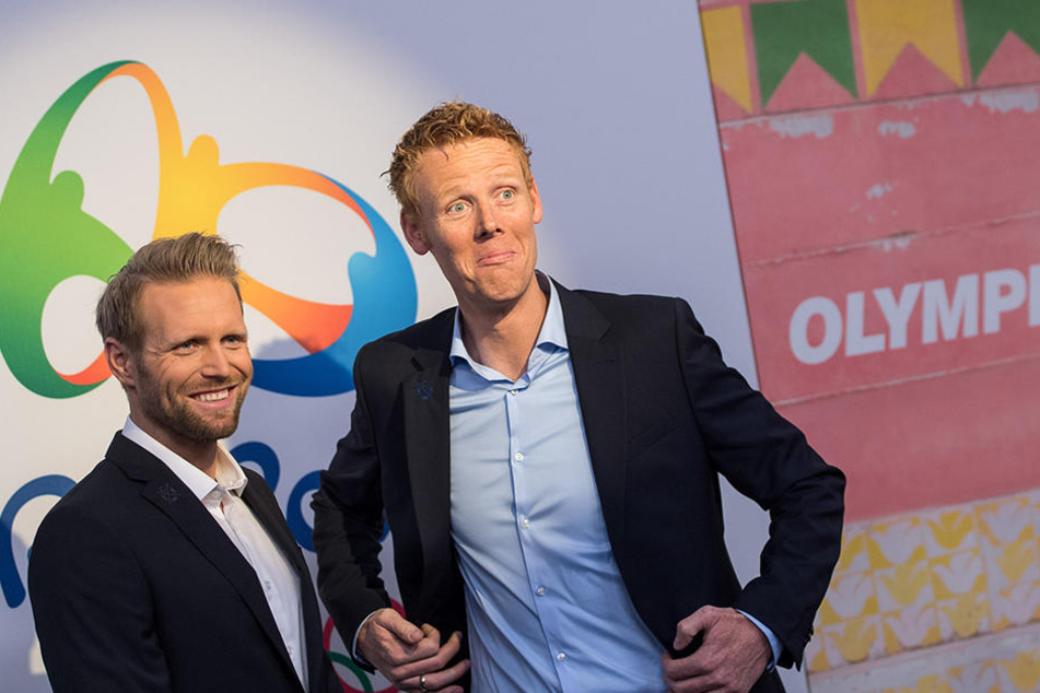 Julius Brink (l.) und Jonas Reckermann wurden im Finale 2012 gegen die favorisierten Brasilianer zu Helden und holten das erste deutsche Olympia-Gold im Beachvolleyball.