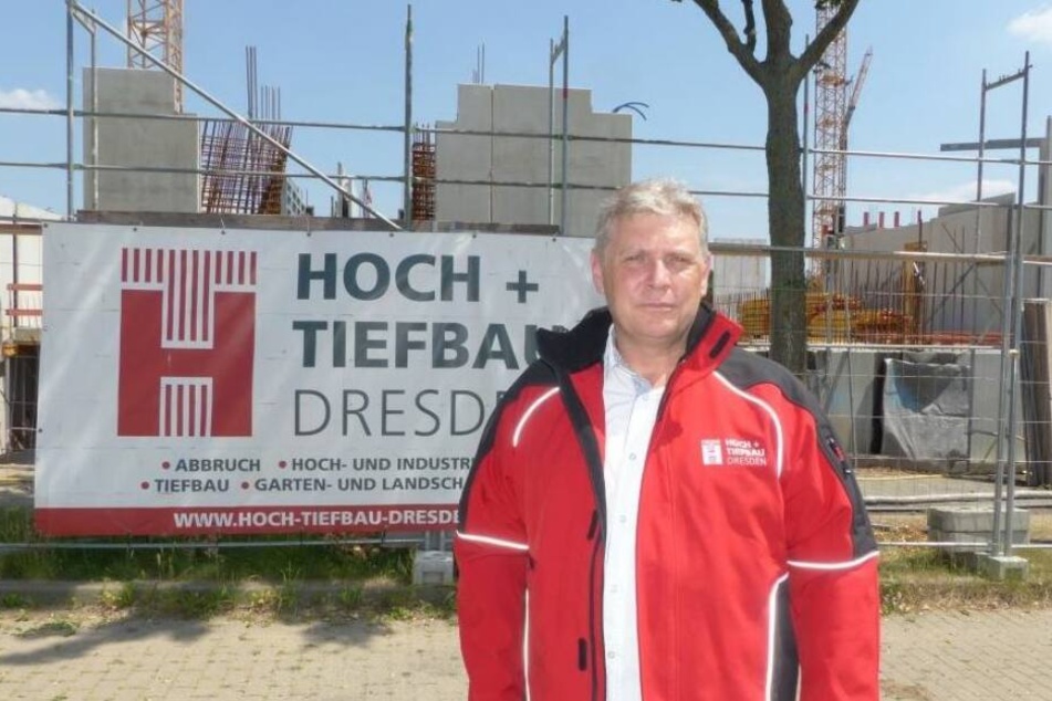 Dipl. Ing. Wilfried Bachmann – Geschäftsführer der Hoch- und Tiefbau Dresden GmbH. 