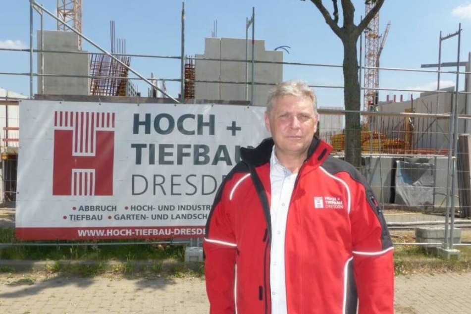 Dipl. Ing. Wilfried Bachmann – Geschäftsführer der Hoch- und Tiefbau Dresden GmbH.