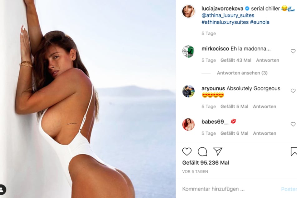 Solche Fotos lösen bei einigen Followern von Lucia Lachkovic Javorcekova (29) sicher Schnappatmung aus.