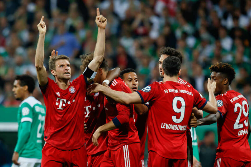 Müller hatte Grund zur Freude. Er wurde auch "Man of the Match".
