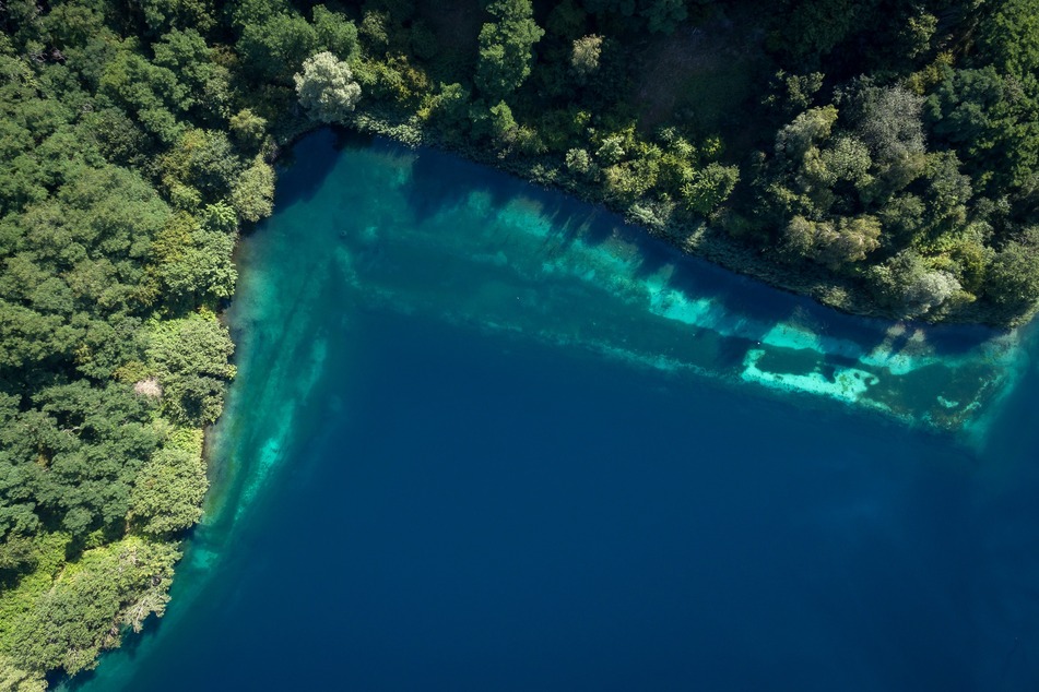 Der bis zu 60 Meter tiefe Kreidesee Hemmoor ist bei Tauchern unter anderem wegen seiner klaren Sichtverhältnisse unter Wasser beliebt. (Archivbild)
