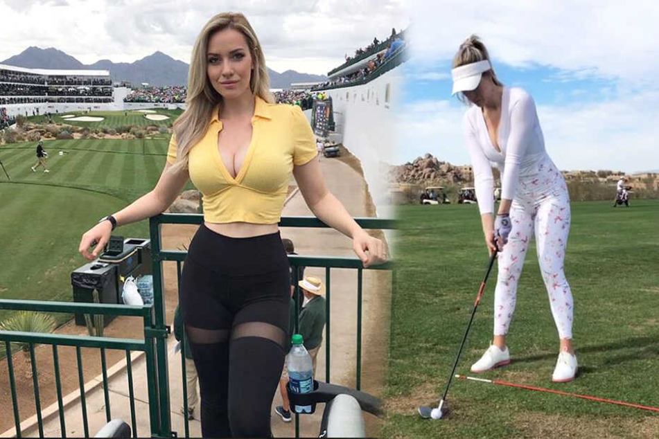 Auf dem Golfplatz macht Paige Spiranac (25) immer auch optisch eine gute Figur.
